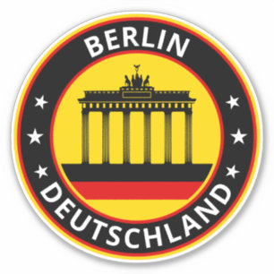 Sticker Voyageur mondial - Deutschland   Allemagne (Modifi