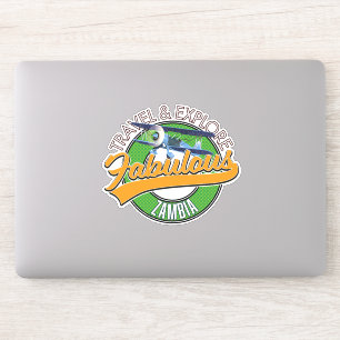 Sticker Voyagez explorer la zambie fabuleuse