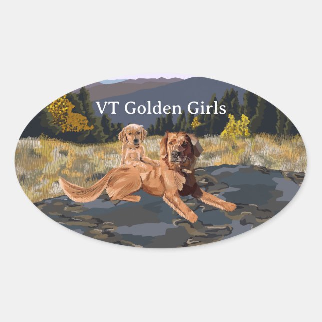 Sticker VT Golden Girls (Devant)