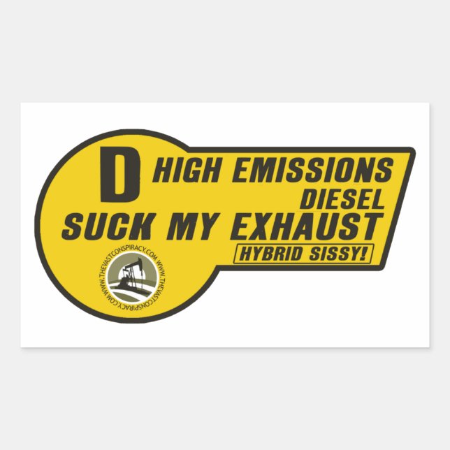 Sticker VUS Diesel (Jaune) 4 pack (Devant)