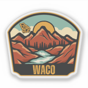 Sticker Waco, Géorgie