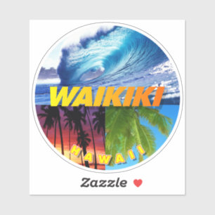 Sticker Waikiki, Hawaii