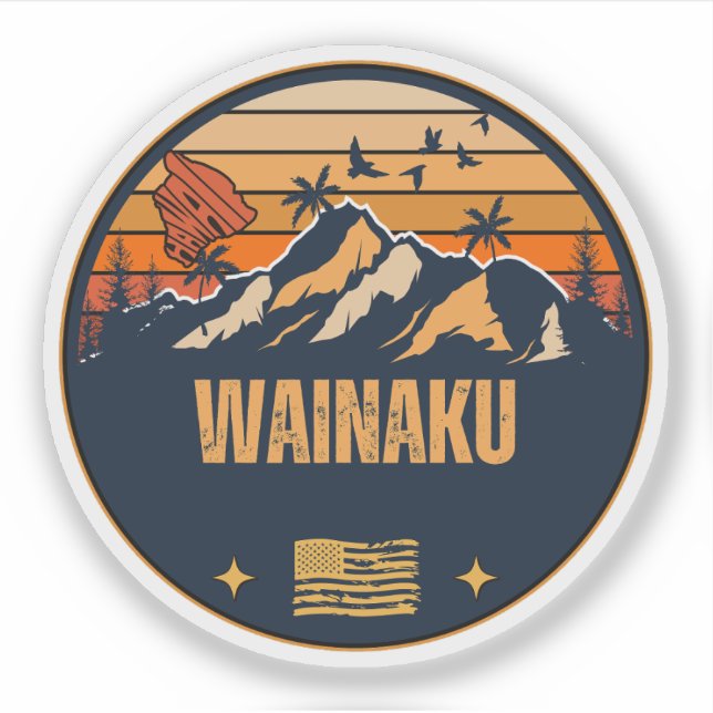 Sticker Wainaku, Hawaï (Devant)