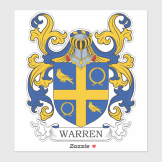 Sticker Warren Family Crest