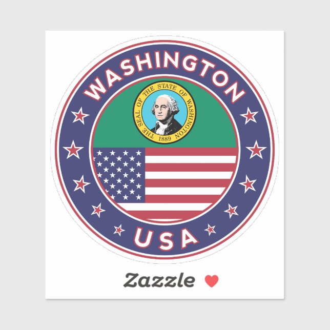 Sticker Washington (Feuille)