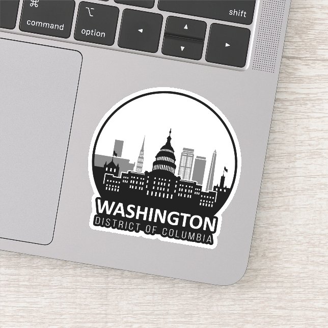 Sticker Washington DC Skyline (Détail)