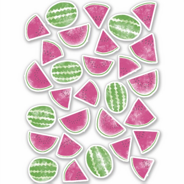 Sticker Watermelon Art (Devant)