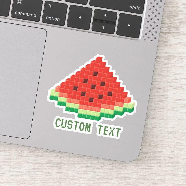 Sticker Watermelon Pixel Art (Détail)