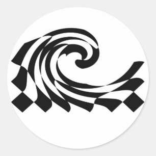Sticker Wave du tableau de bord