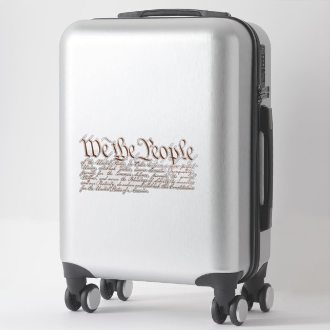 Sticker We the People (Sur valise)