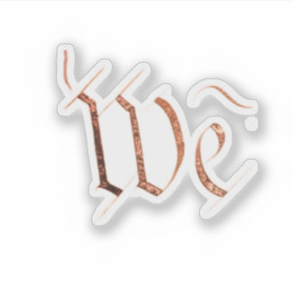 Sticker We: the People
