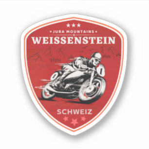Sticker Weissenstein jura Alpes tour en moto suisse alpes