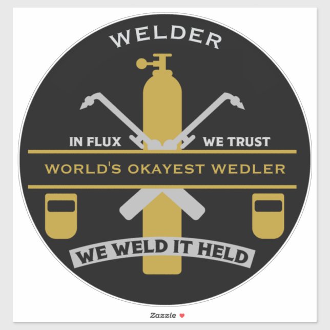 Sticker Welding Humor Gift (Feuille)
