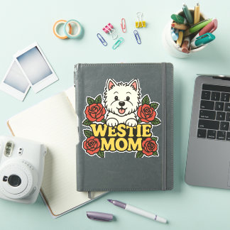 Sticker Westie Mom