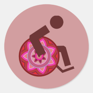 STICKER WHEELCHAIR DIFFERENT ABLE PEOPLE