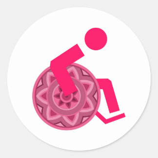 STICKER WHEELCHAIR DIFFERENT ABLE PEOPLE