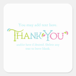 Sticker Whimsical Colorful Party