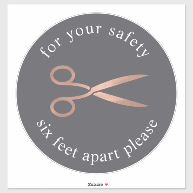 Sticker Whisk d'or | Boulangerie Social Distances Marqueur (Feuille)