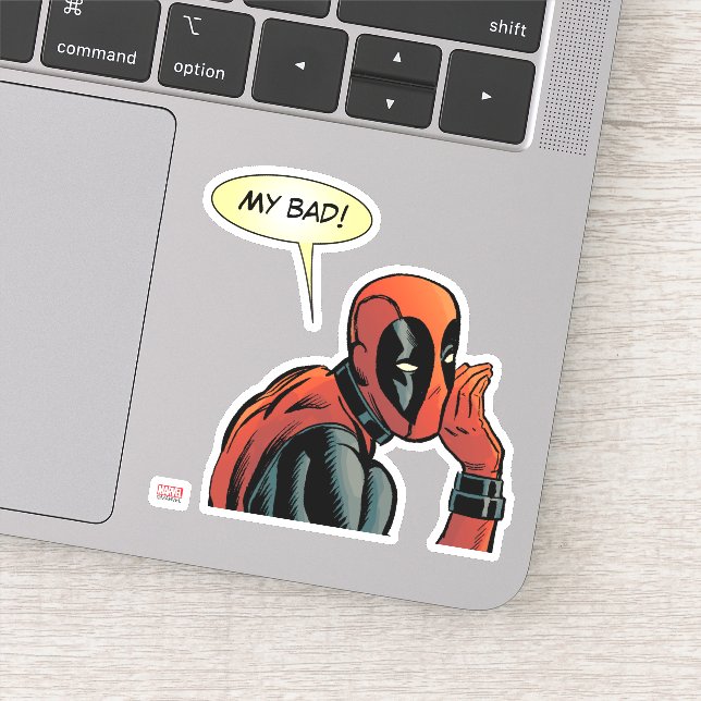 Sticker Whisper Deadpool (Détail)