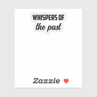 Sticker Whispers Of The Past : Histoire Mystère Enquêteur