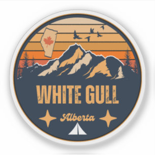 Sticker White Gull, Alberta