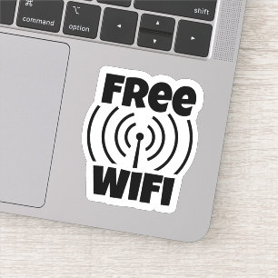 Sticker WIFI gratuit