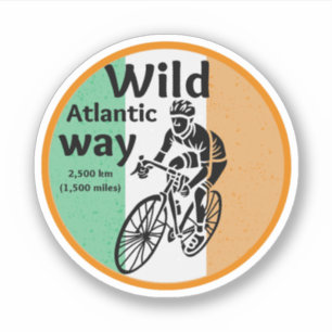 Sticker Wild Atlantic Way - essai touristique irlandais Ir