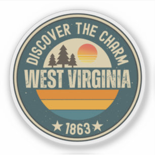 Sticker Wild WV - Souvenir de Mountain State