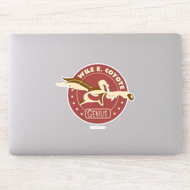 Sticker WILE E. COYOTE™ Génie (Ordinateur)