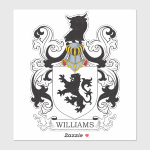 Sticker Williams Family Crest