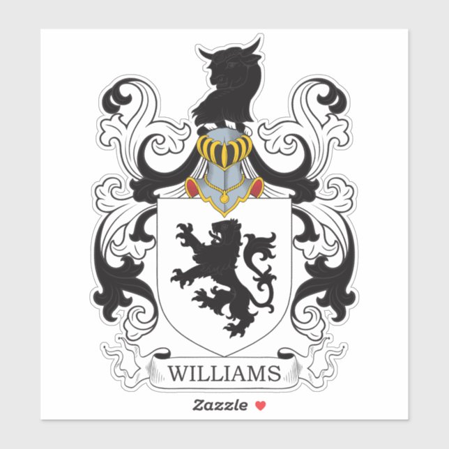 Sticker Williams Family Crest (Feuille)