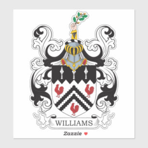 Sticker Williams Family Crest