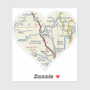 Sticker Willits California