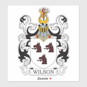 Sticker Wilson Family Crest
