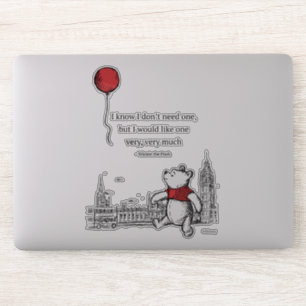 Sticker Winnie l'Ooh   Je sais que je n'ai pas besoin d'un