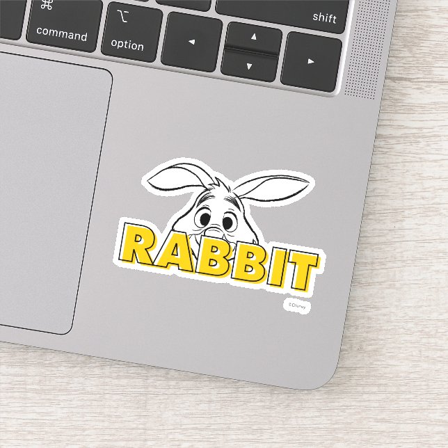 Sticker Winnie l'Ooh | Peek-A-Boo de lapin (Détail)