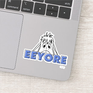 Sticker Winnie l'Ourson  Eeyore Peek-A-Boo