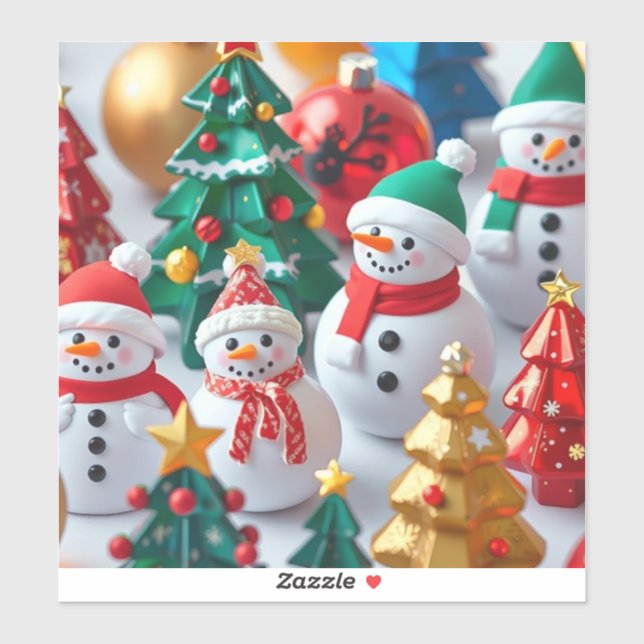 Sticker Winter Wonderland (Feuille)