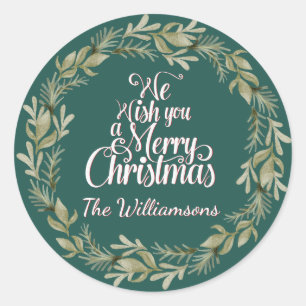STICKER Wish You a Merry Christmas