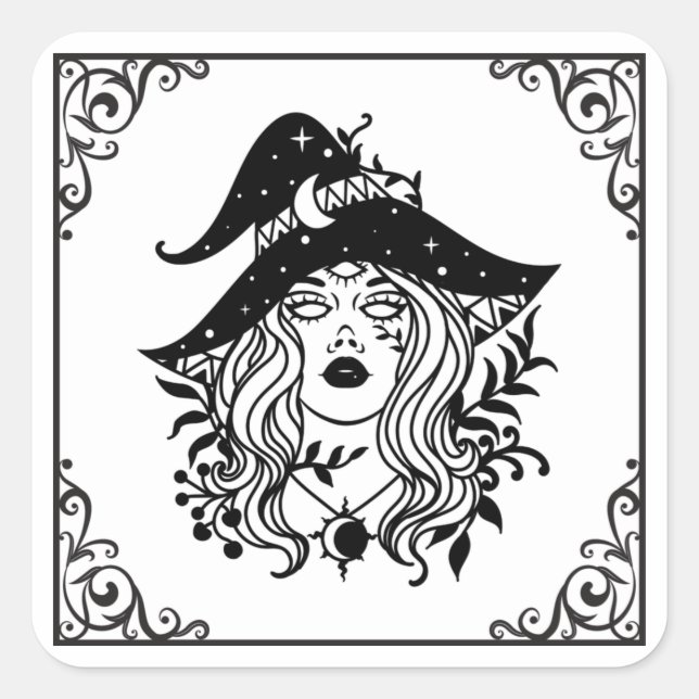 Sticker Witchy Woman (Devant)