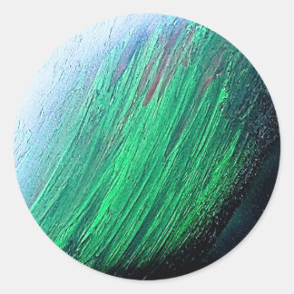 sticker with a planet 