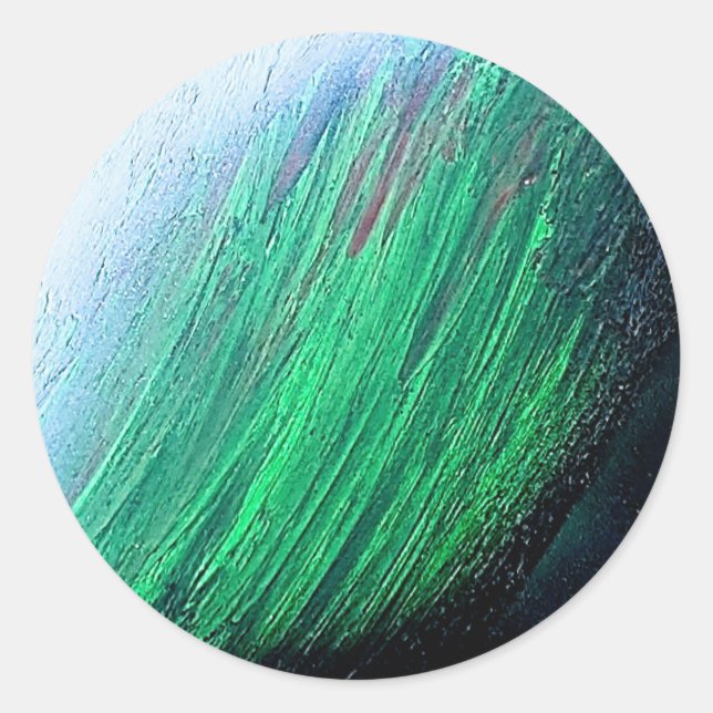 sticker with a planet  (Front)