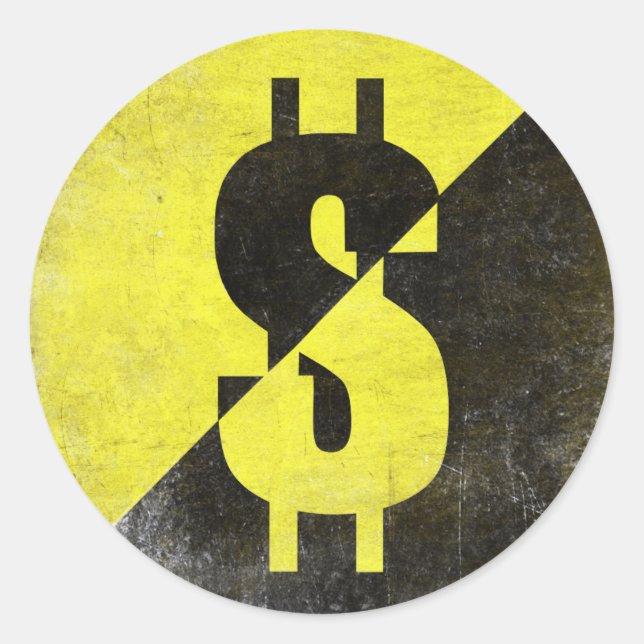 Sticker with Cool Anarcho-Capitalist Flag (Front)