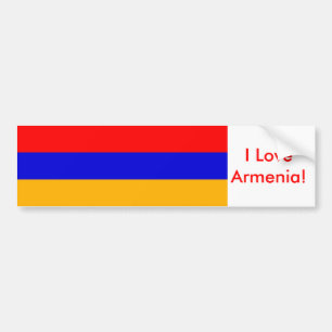 Sticker with Flag of Armenia