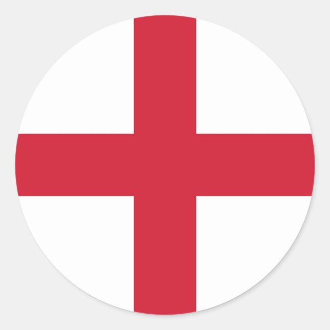Sticker with Flag of England (Front)