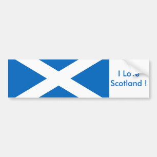 Sticker with Flag of the Scotland