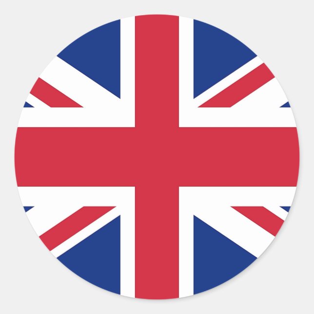 Sticker with Flag of the United Kingdom (Front)