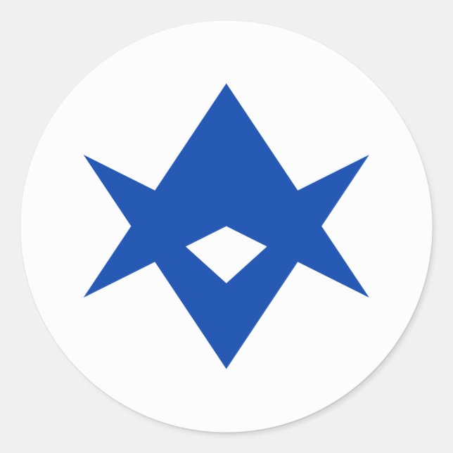 Sticker with Flag of Toyota City, Japan (Front)