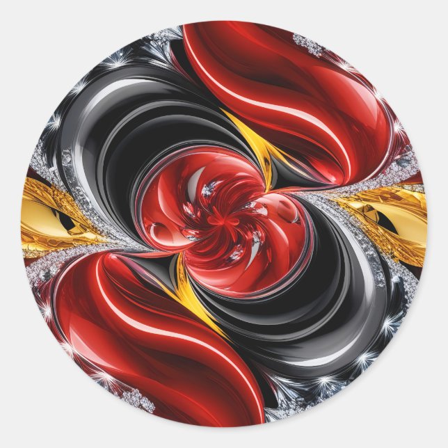 Sticker with German Colours Design (Front)