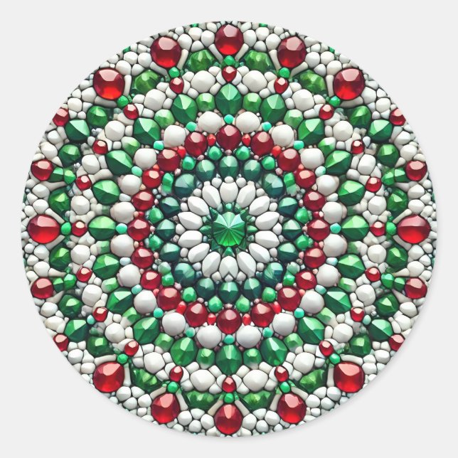 Sticker with Italian Colours Design (Front)